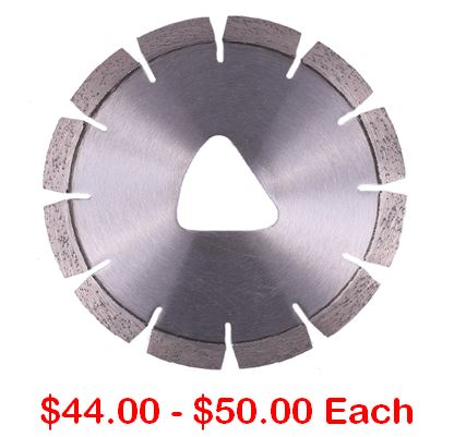 6-3/8" Green Concrete Diamond Saw Blades - Medium Bond For Early Entry Cutting
